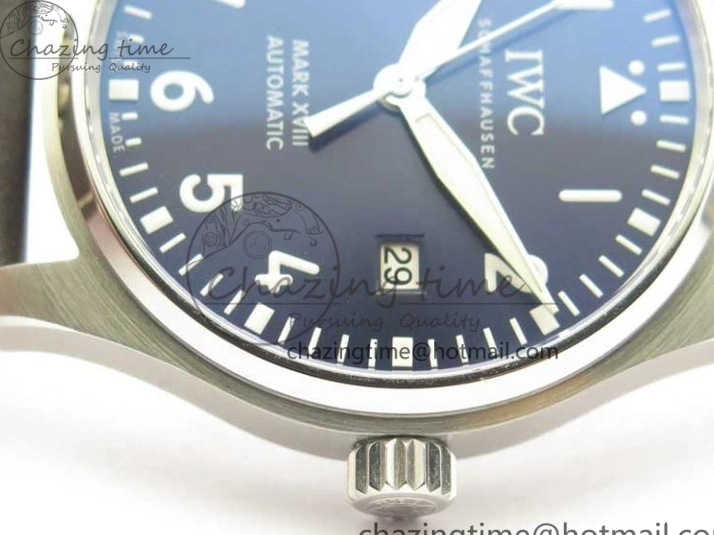 MIROTIME 0105 MARK XVIII Le Petit Prince IW327004 SS FKF 1:1 Best Edition Blue Dial On Brown Leather Strap Trendsetting 7117